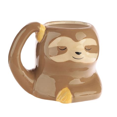 3d sloth mug